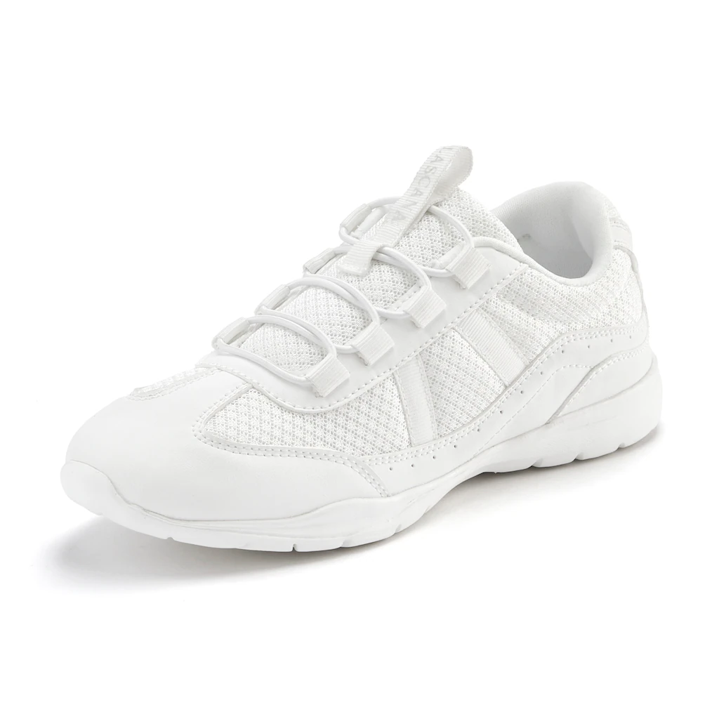 LASCANA Sneaker Slip-On Freizeitschuh Halbschuh mit elastischen Schnürbändern VEGAN kaufen Schlussverkauf