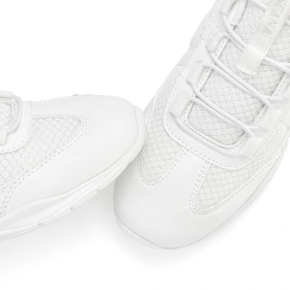 LASCANA Sneaker Slip-On Freizeitschuh Halbschuh mit elastischen Schnürbändern VEGAN kaufen Schlussverkauf