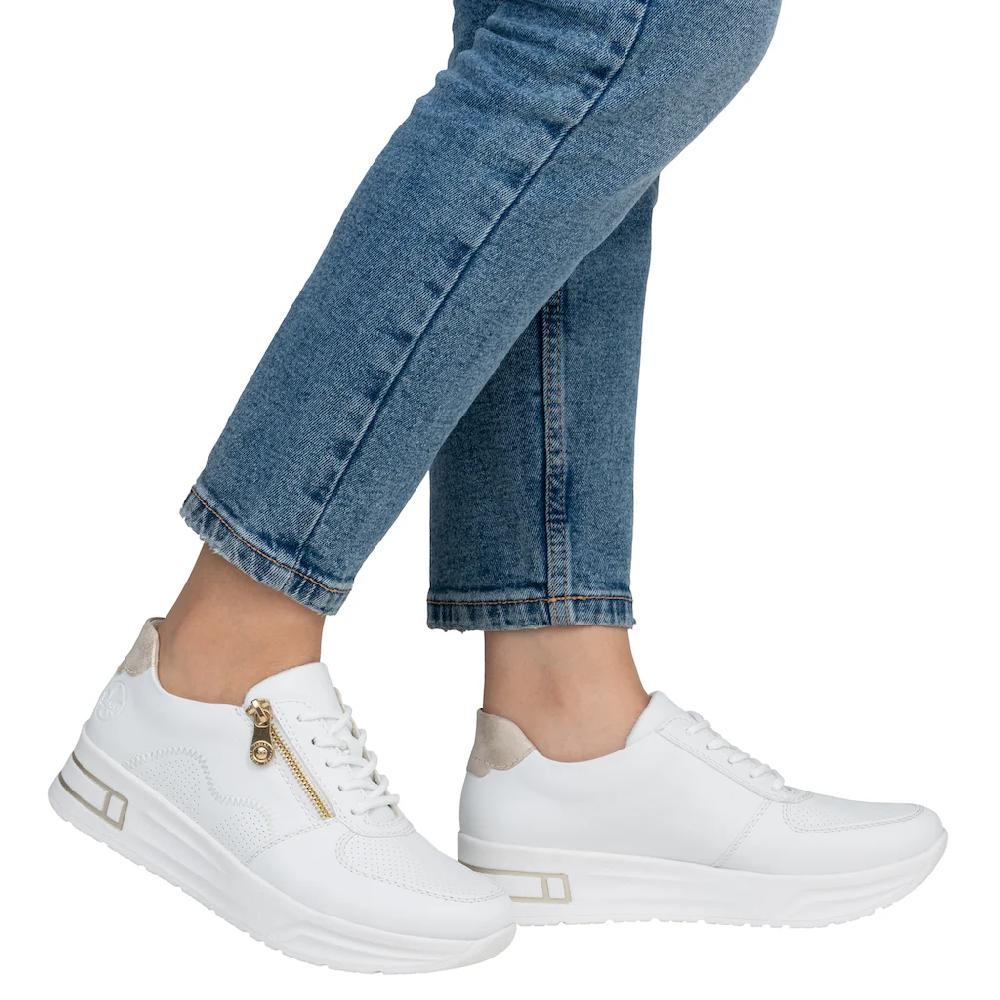 Rieker Plateausneaker Halbschuh Schnürschuh Freizeitsneaker mit Reißverschluss bestellen Blitzverkäufe