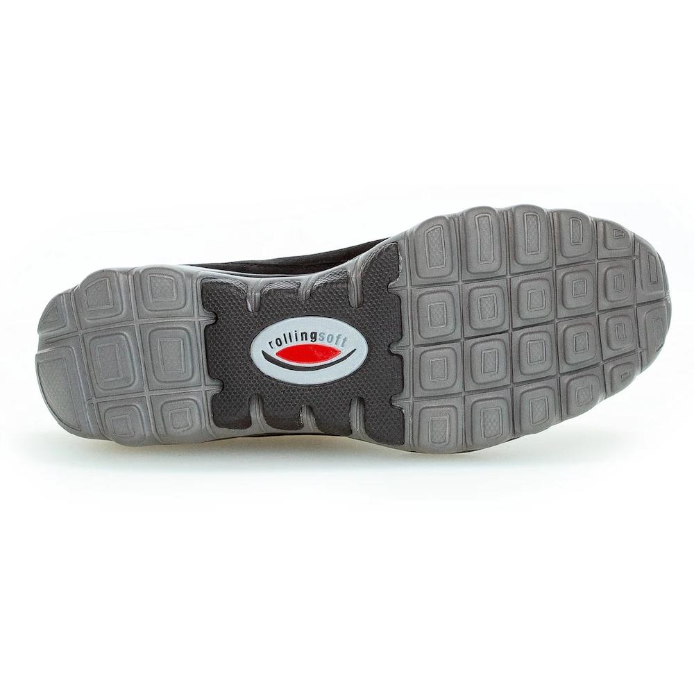 Gabor Rollingsoft Keilsneaker mit Logoschriftzug an der Ferse Freizeitschuh Halbschuh Schnürschuh ▷ für Sonderangebot