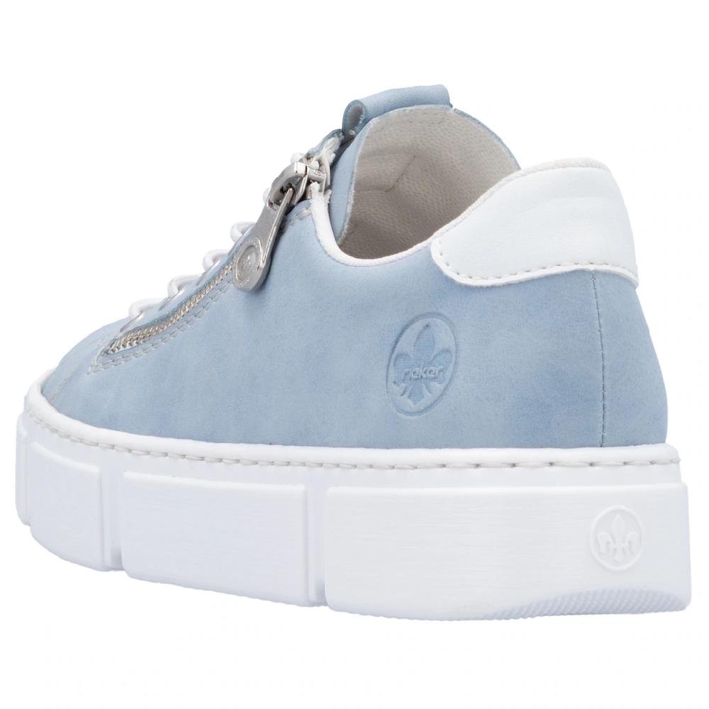 Rieker Slip-On Sneaker mit Reißverschluss außen Freizeitschuh Halbschuh Schlupfschuh kaufen Versandkostenfrei