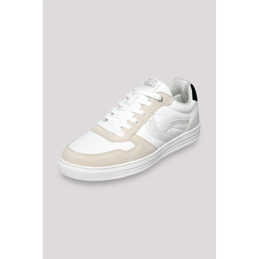SOCCX Sneaker mit Zehenkappe aus Veloursleder Begrenztes Angebot