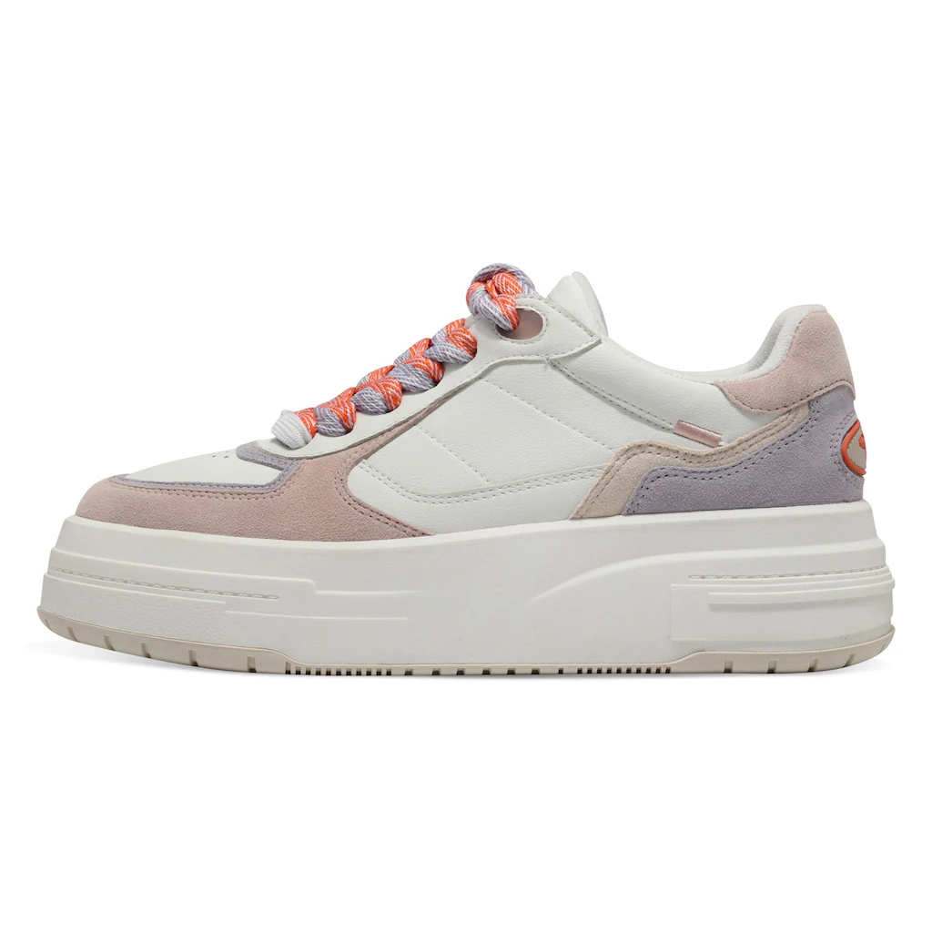 Tamaris Plateausneaker Freizeitschuh Halbschuh Schnürschuh mit gepolstertem Schaftrand online bestellen Neueste Mode