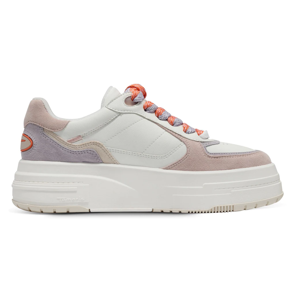 Tamaris Plateausneaker Freizeitschuh Halbschuh Schnürschuh mit gepolstertem Schaftrand online bestellen Neueste Mode