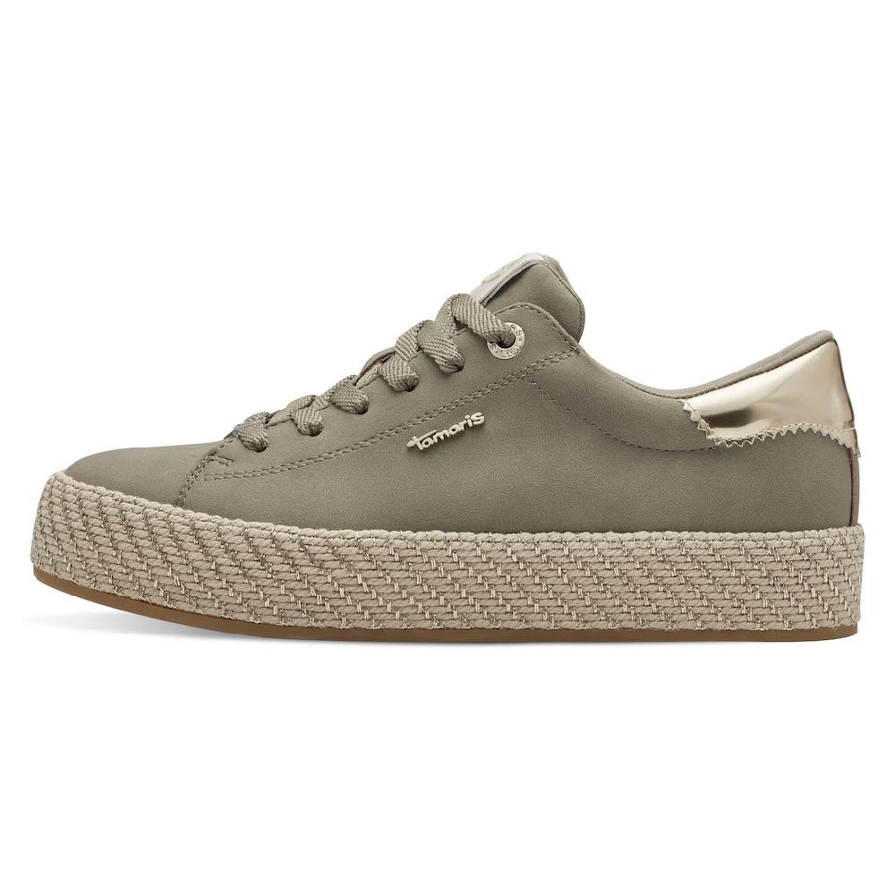 Tamaris Plateausneaker Freizeitschuh Halbschuh Schnürschuh mit Textilkordel am Plateau online kaufen Online Outlet