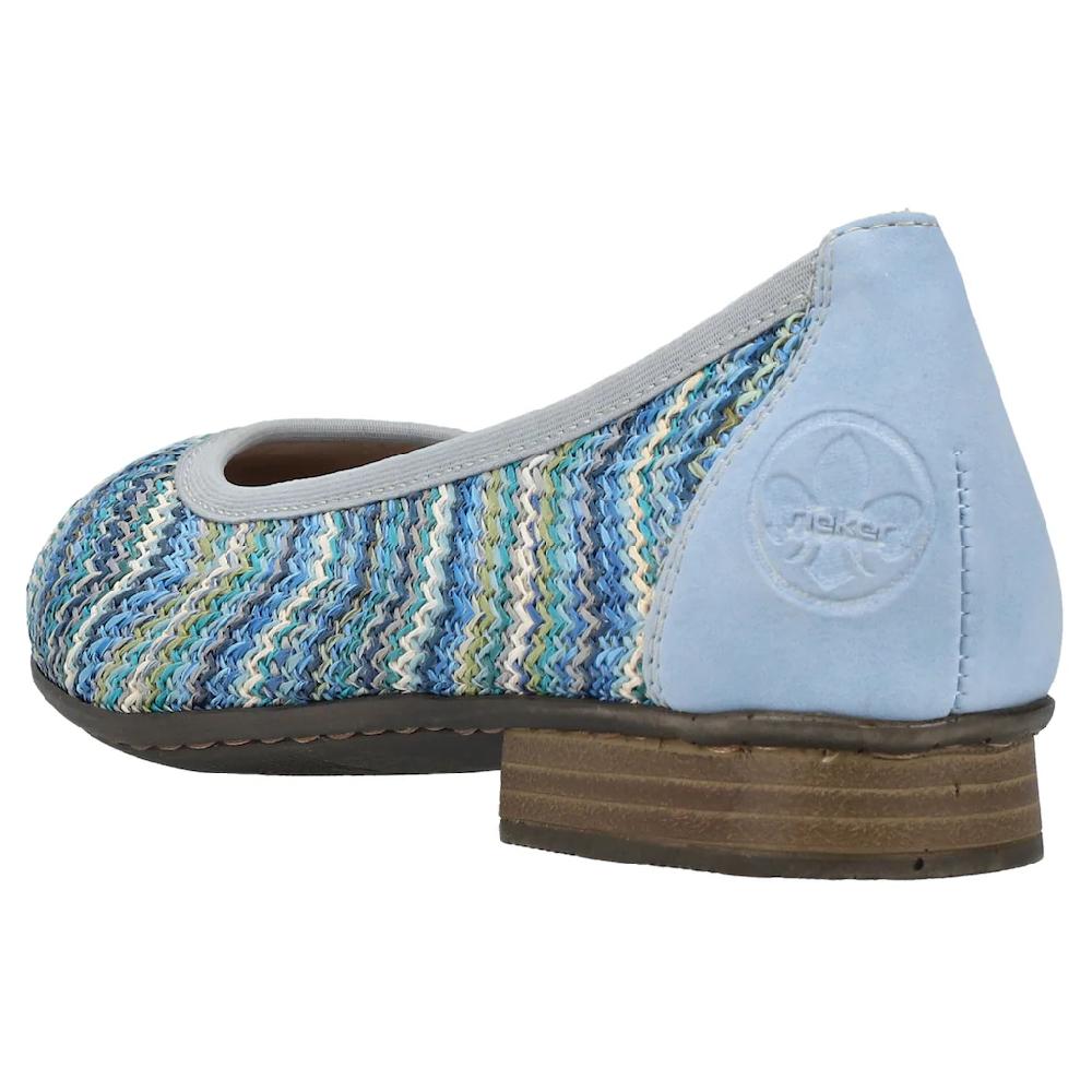 Rieker Ballerina Slipper Schlupfschuh Pumps mit weicher Innensohle VIP-Rabatte