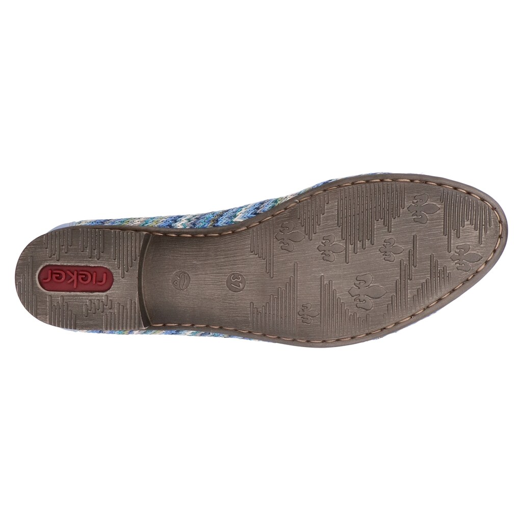 Rieker Ballerina Slipper Schlupfschuh Pumps mit weicher Innensohle VIP-Rabatte
