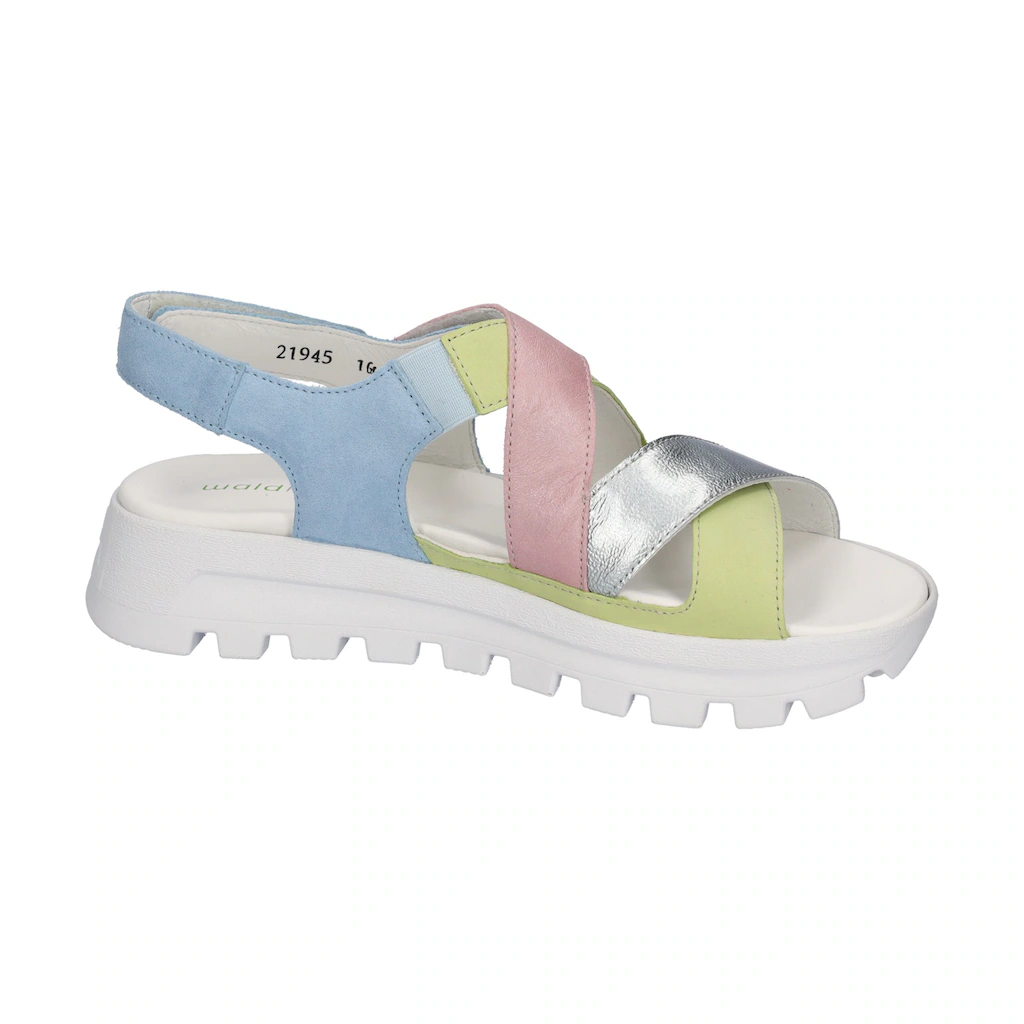 Waldläufer Plateausandale »H-NELE« Sommerschuh Klettschuh Sandalette in Komfortweite H (= sehr weit) bestellen Tiefpreis