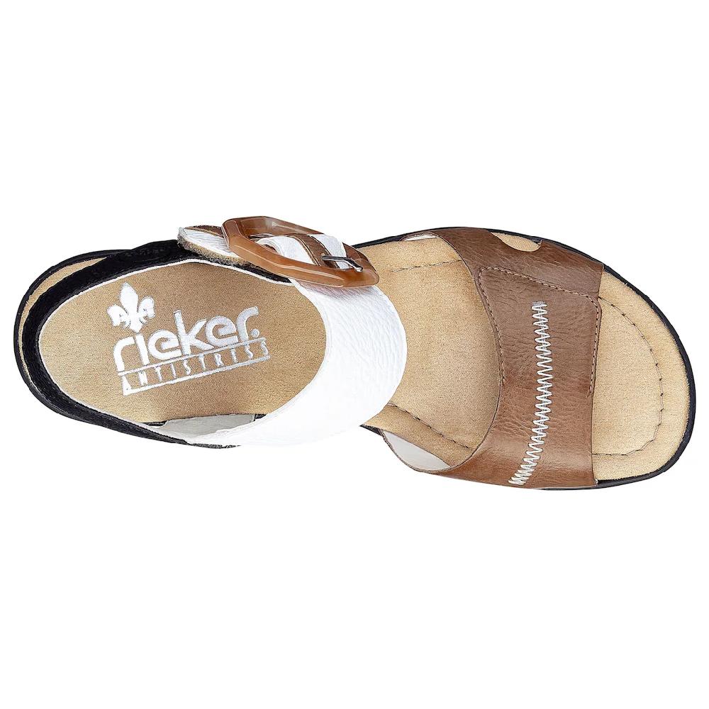 Rieker Sandalette Sommerschuh Sandale Keilabsatz im modischen Look kaufen Verkauf