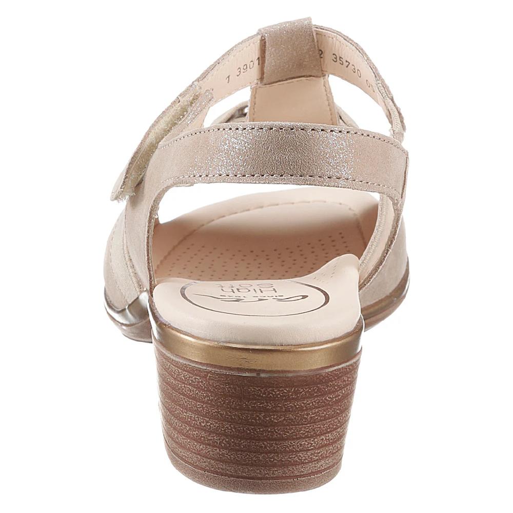 Ara Sandalette »LUGANO« Sommerschuh Sandale Blockabsatz mit Gummizug und Klettverschluss kaufen Günstiger Verkauf