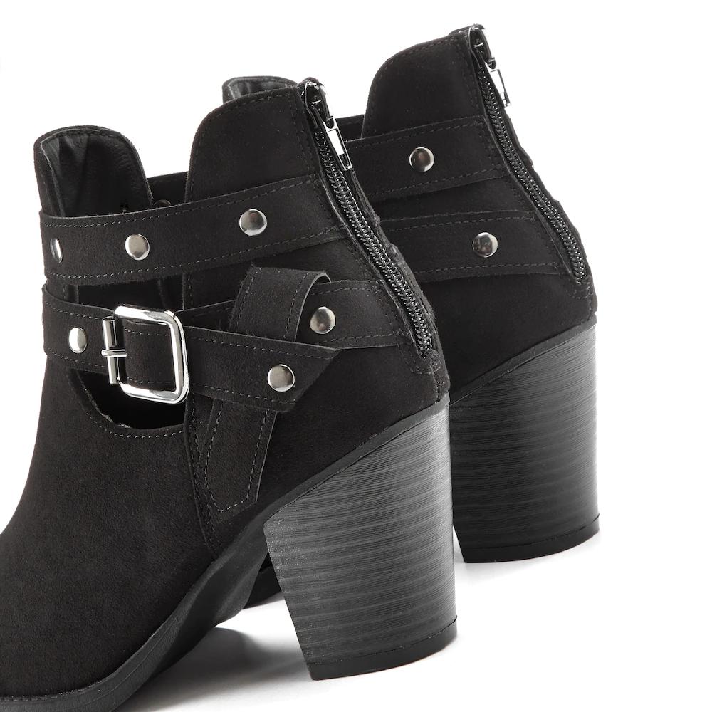 LASCANA Cowboy Stiefelette Cowboy Boots Western Stiefelette Ankleboots mit Zierschnalle VEGAN kaufen Meist gekauft