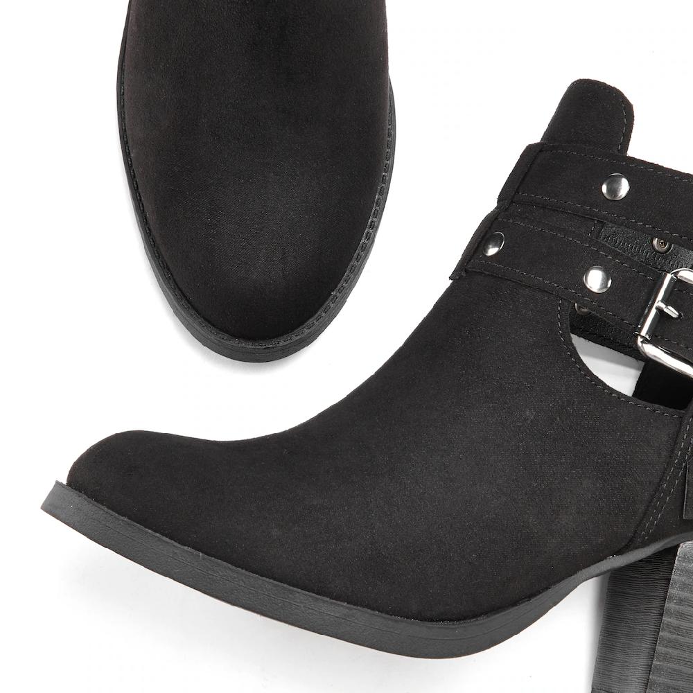 LASCANA Cowboy Stiefelette Cowboy Boots Western Stiefelette Ankleboots mit Zierschnalle VEGAN kaufen Meist gekauft