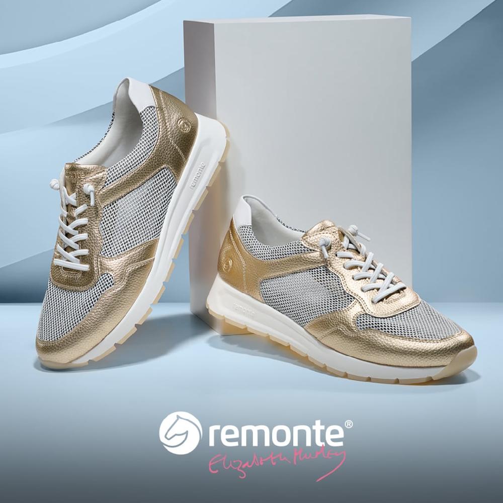 Remonte Slip-On Sneaker »Elisabeth Hurley-Collection« Freizeitschuh Halbschuh Schnürer mit Schaftrandpolsterung Fabrikpreis