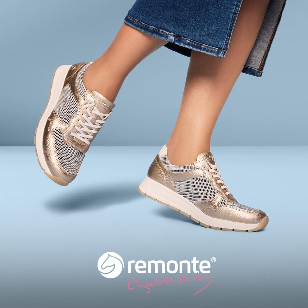 Remonte Slip-On Sneaker »Elisabeth Hurley-Collection« Freizeitschuh Halbschuh Schnürer mit Schaftrandpolsterung Fabrikpreis