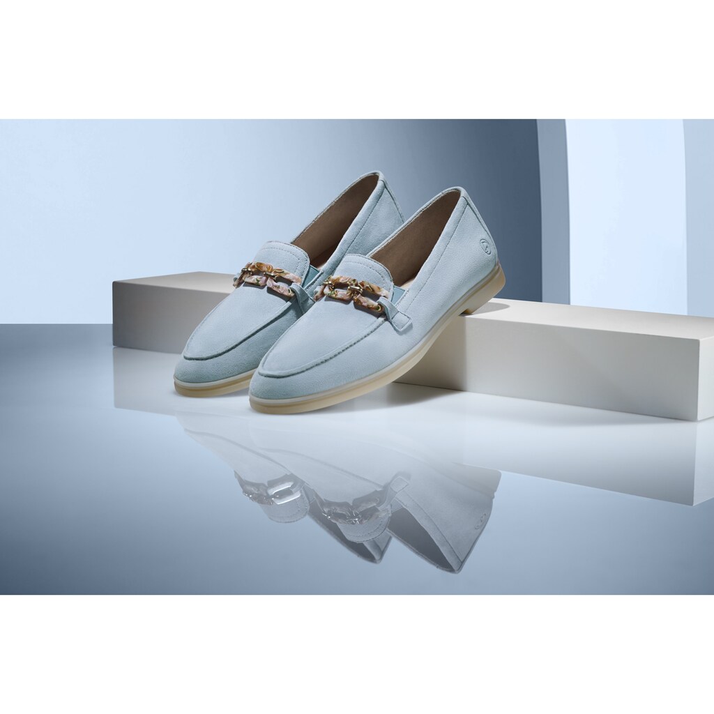 Remonte Loafer »Elisabeth Hurley-Collection« Slipper Halbschuh Businessschuh mit modischer Zierkette online kaufen Online Shopping