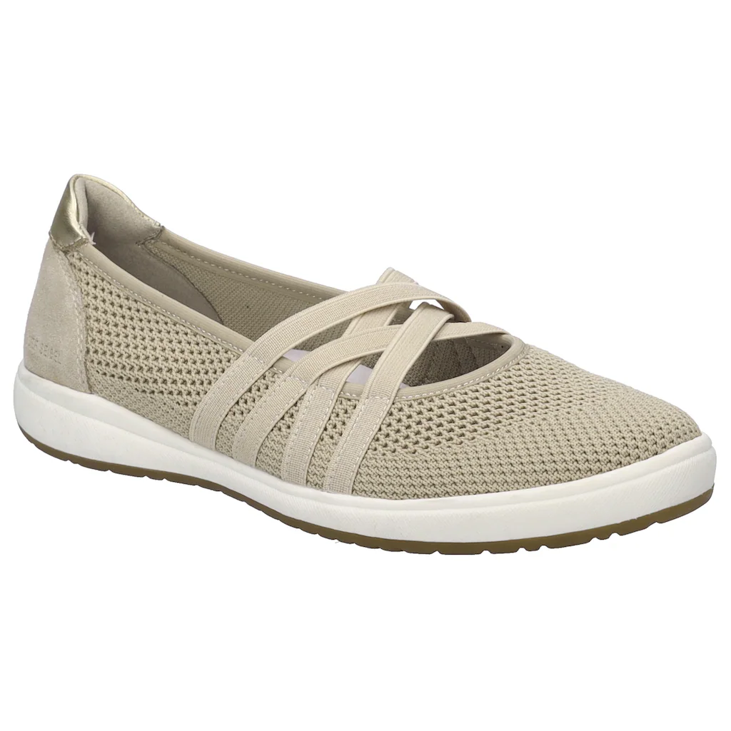 Josef Seibel Riemchenballerina »Caren 67« Slipper Sneaker Schlupfschuh mit Metallic Einsatz an der Ferse online kaufen Exklusivangebot