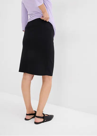 bonprix Bequemer Jersey-Rock für die Schwangerschaft und danach - schwarz Begrenztes Angebot