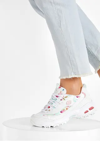 bonprix Modischer Chunky Sneaker von Skechers mit Blumenmuster - weiß Osterangebot