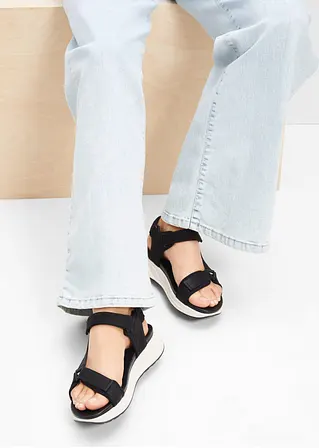 bonprix Bequeme Sandale von Tamaris - schwarz - Damen Muttertagsangebot