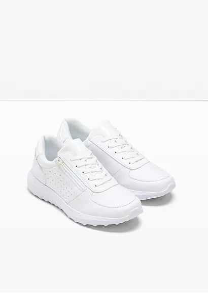 bonprix Komfortabler Sneaker in schönem Design - weiß - Damen Heißer Verkauf