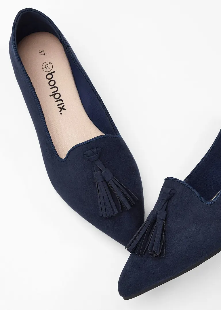 bonprix Eleganter Tassel-Loafer - blau - Damen Top Angebot