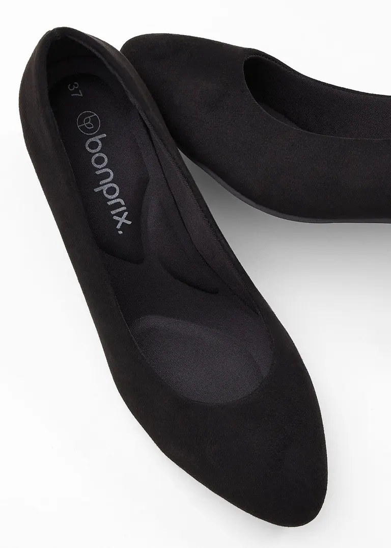 bonprix Zeitloser Komfort Pumps mit gepolsterter Innensohle - schwarz Exklusive Angebote