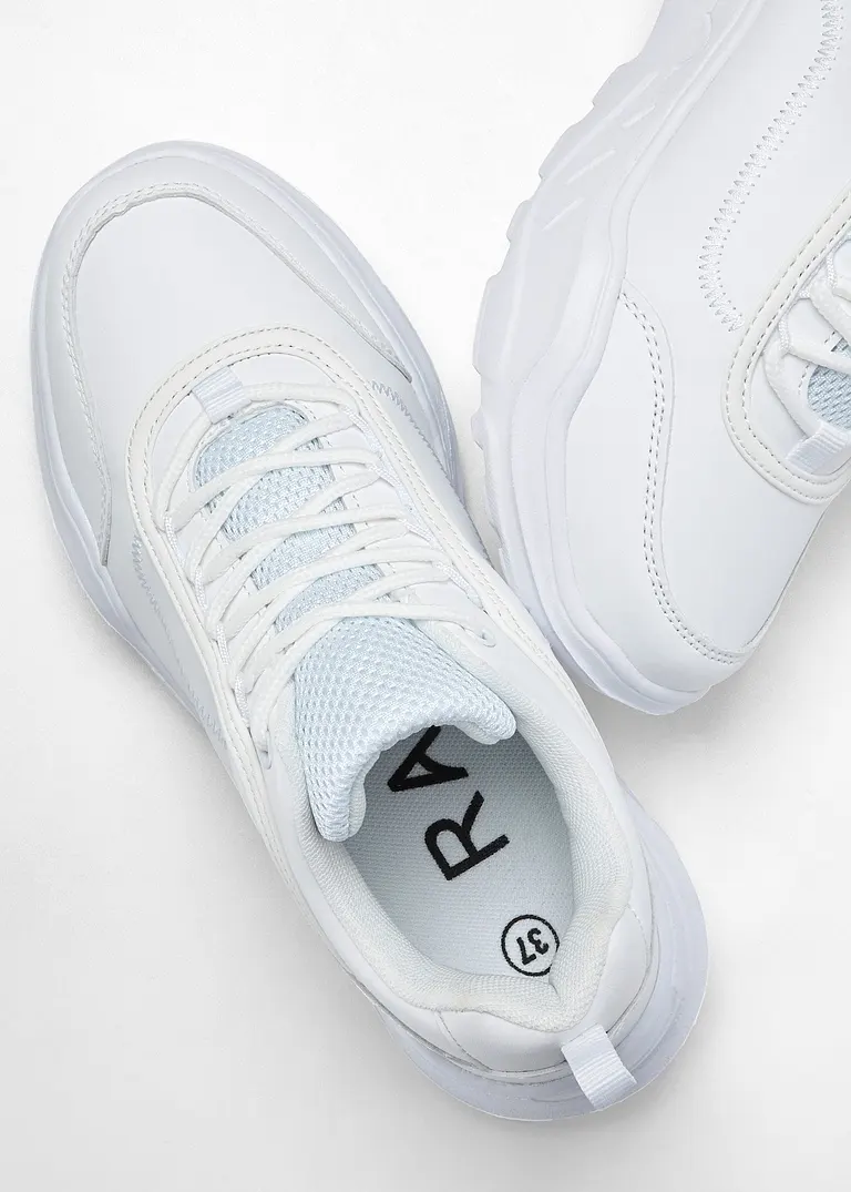 bonprix Modischer Chunky Sneaker - weiß - Damen Bestseller