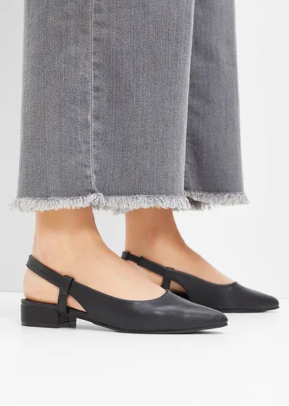 bonprix Zeitloser Sling Pumps für viele Anlässe - schwarz Saisonale Angebote