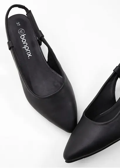 bonprix Zeitloser Sling Pumps für viele Anlässe - schwarz Saisonale Angebote