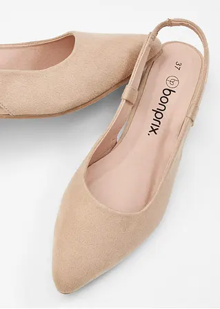 bonprix Zeitloser Sling Pumps für viele Anlässe - beige - Damen Räumungsverkauf