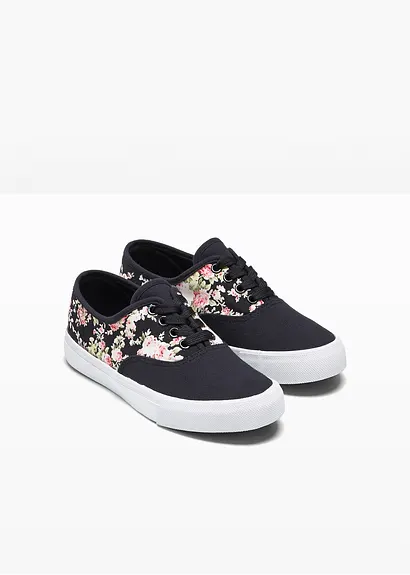 bonprix Lässiger Sneaker im sportlichen Design - schwarz Riesige Ersparnisse