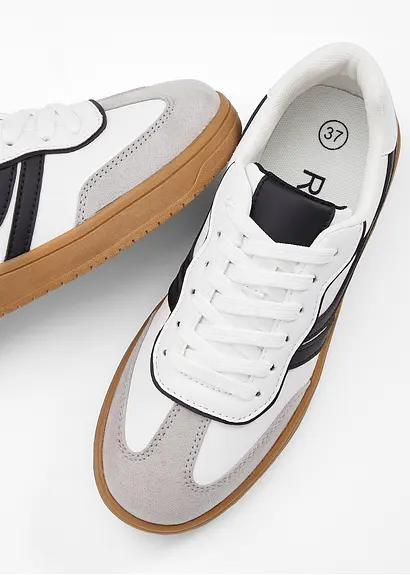 bonprix Modischer Sneaker im Casual-Look - weiß - Damen Tiefpreis