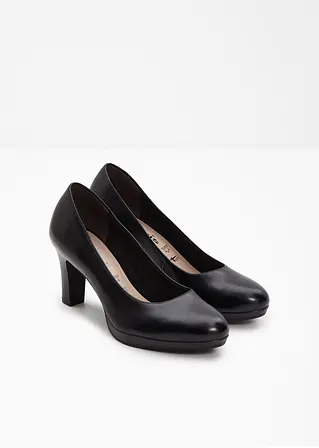 bonprix Schöner Leder Pumps von Tamaris - schwarz - Damen Begrenzte Freigabe