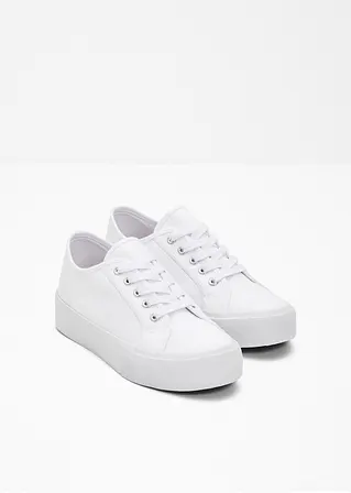 bonprix Schicker Plateausneaker von RAINBOW mit Schnürung - weiß - Damen Letzte 3 Tage