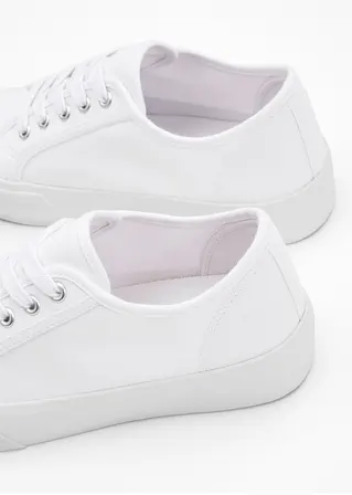 bonprix Schicker Plateausneaker von RAINBOW mit Schnürung - weiß - Damen Letzte 3 Tage