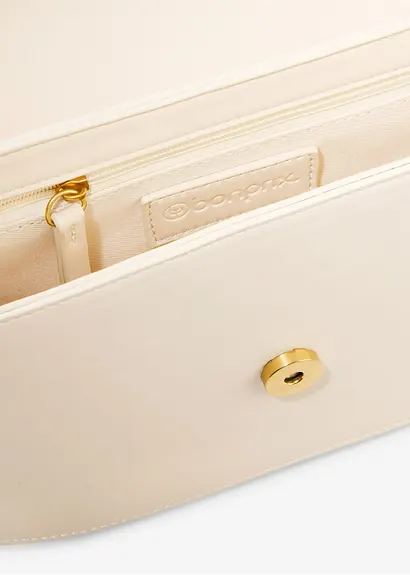 bonprix Modische Umhängetasche mit dekorativem Schulterriemen - beige Discount Store für neue Produkte