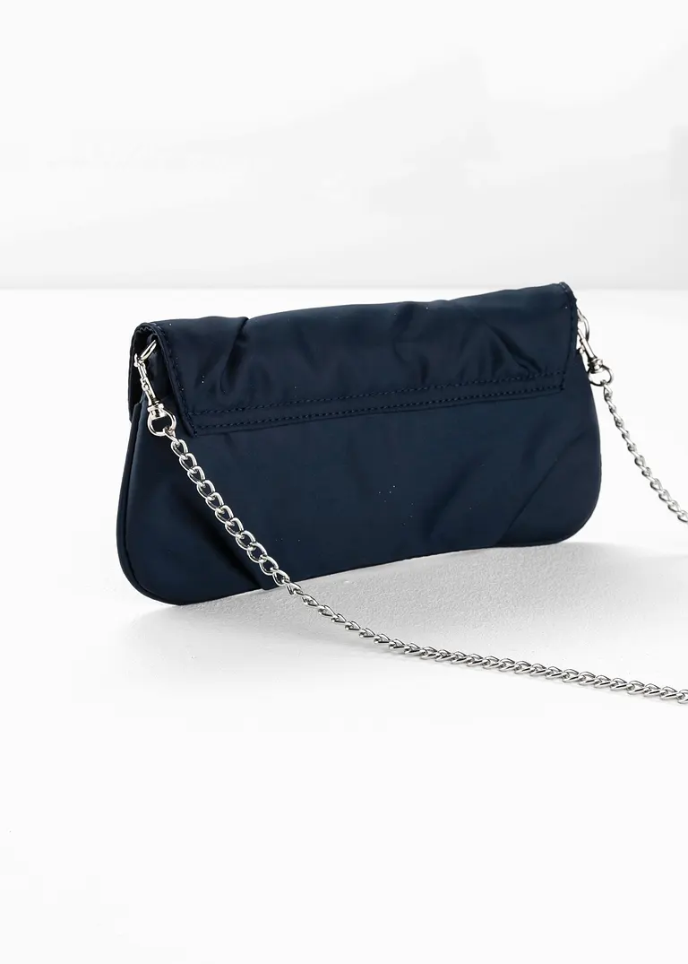 bonprix Festlich und charmant: Clutch mit Raffung - blau Begrenzt auf 3 Tage