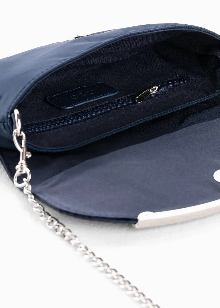 bonprix Festlich und charmant: Clutch mit Raffung - blau Begrenzt auf 3 Tage