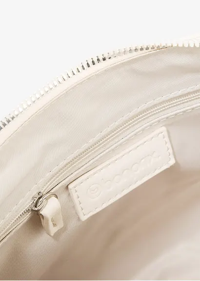 bonprix Klassische Umhängetasche aus Lederimitat - beige Rabatte dieses Monats
