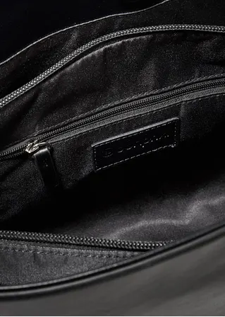 bonprix Modischer Shopper in Lederoptik - schwarz - Damen Rabatt