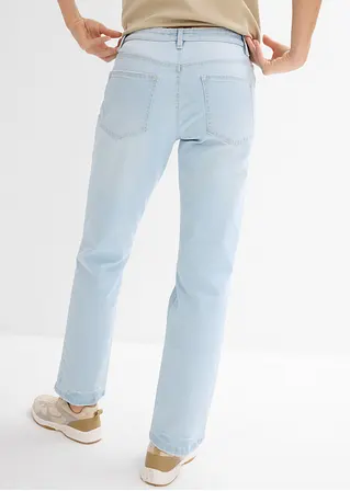bonprix Straight Jeans im Used Look - blau regular - Damen Bestseller