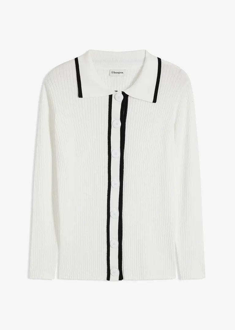 bonprix klassisch schöner Smart Cardigan - weiß - Damen