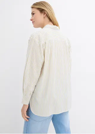 bonprix Oversized Bluse aus einem Bio-Baumwollstoff mit Webstruktur JETZT KAUFEN