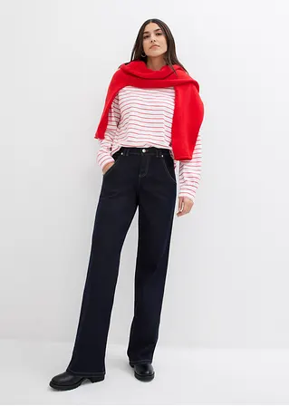 bonprix Lässiger Pullover mit weitem Ausschnitt - rot - Damen Bis zu 50% Rabatt