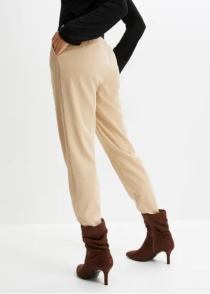 bonprix Elegante Hose mit Bügelfalte - beige - Damen Bis zu 60% Rabatt