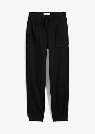 bonprix Twillhose mit Bequembund und aufgesetzten Taschen hinten - Damen