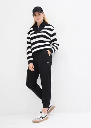 bonprix Twillhose mit Bequembund und aufgesetzten Taschen hinten - Damen Fabrikladen