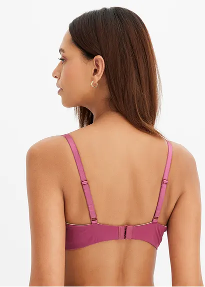 bonprix Attraktiver BH mit Spitze - lila Cup B - Damen 2025