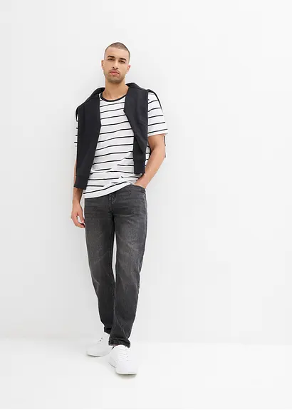 bonprix modernes T-Shirt im günstigen Doppelpack - Herren Online Shopping