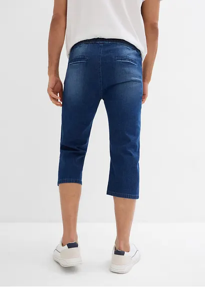 bonprix Bequeme Schlupfjeans in 3/4 Länge aus sommerlich leichtem Denim Preisnachlass